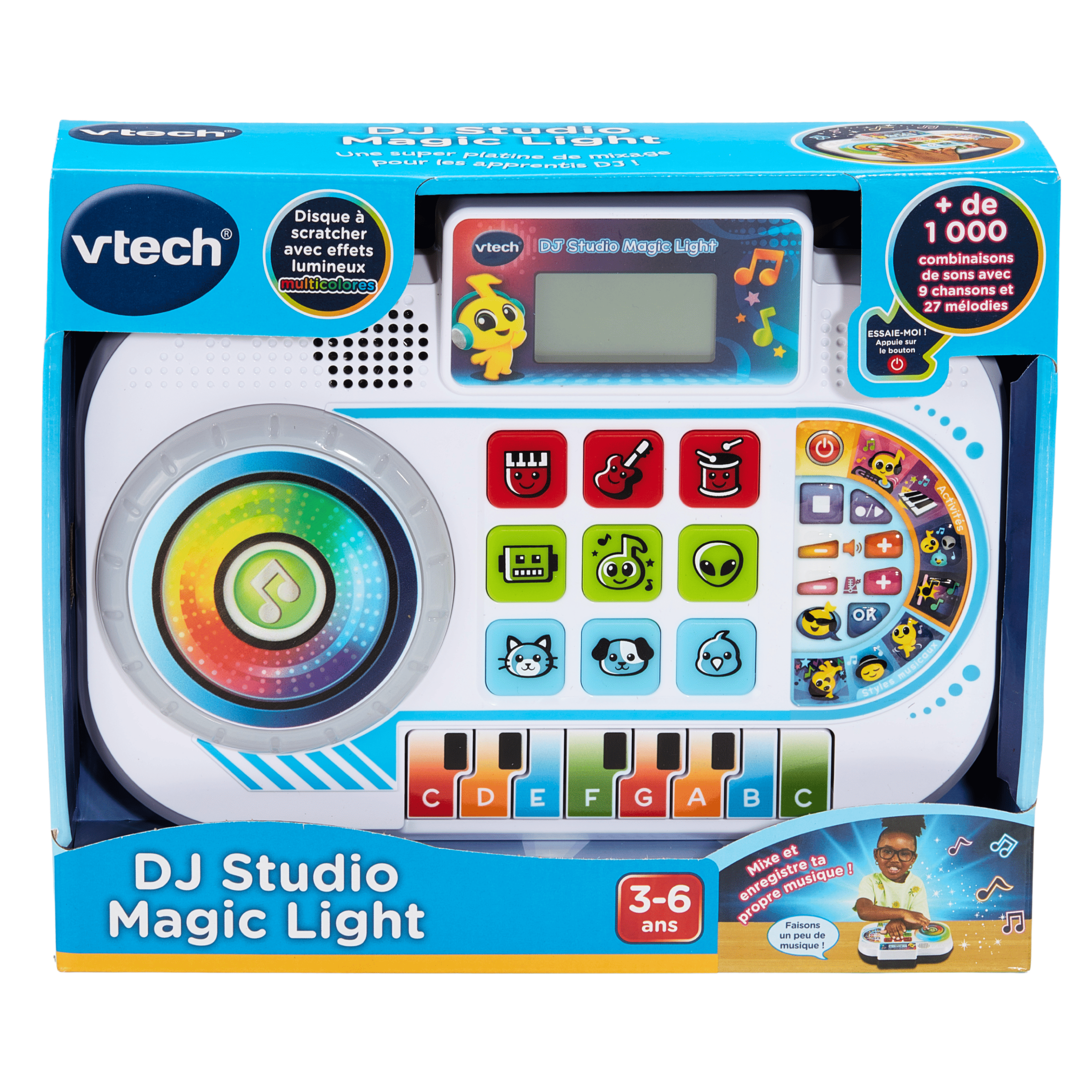 VTech® Kidi Superstar Jr. DJ Mixer™ - French Version, 3-6 Years