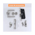 thumbnail image 4 of Cerradura placa de bloqueo con 3 llaves 60Mm Belug Plateado, 4 of 4