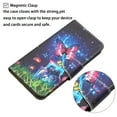 thumbnail image 6 of Compatible with iPhone 15 Wallet Case for Women with Credit Card Holders, Magneitc Cute Patterned Designed Flip PU Leather Kickstand Shockproof Cover for iPhone 15, Butterfly, 6 of 7