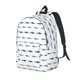 thumbnail image 1 of Balery Cute Shark Mochila Clásica Impresa Básica para Viaje, Mochila Escolar Resistente al Agua, Mochila de Lona con Correas Ajustables-Small, 1 of 5