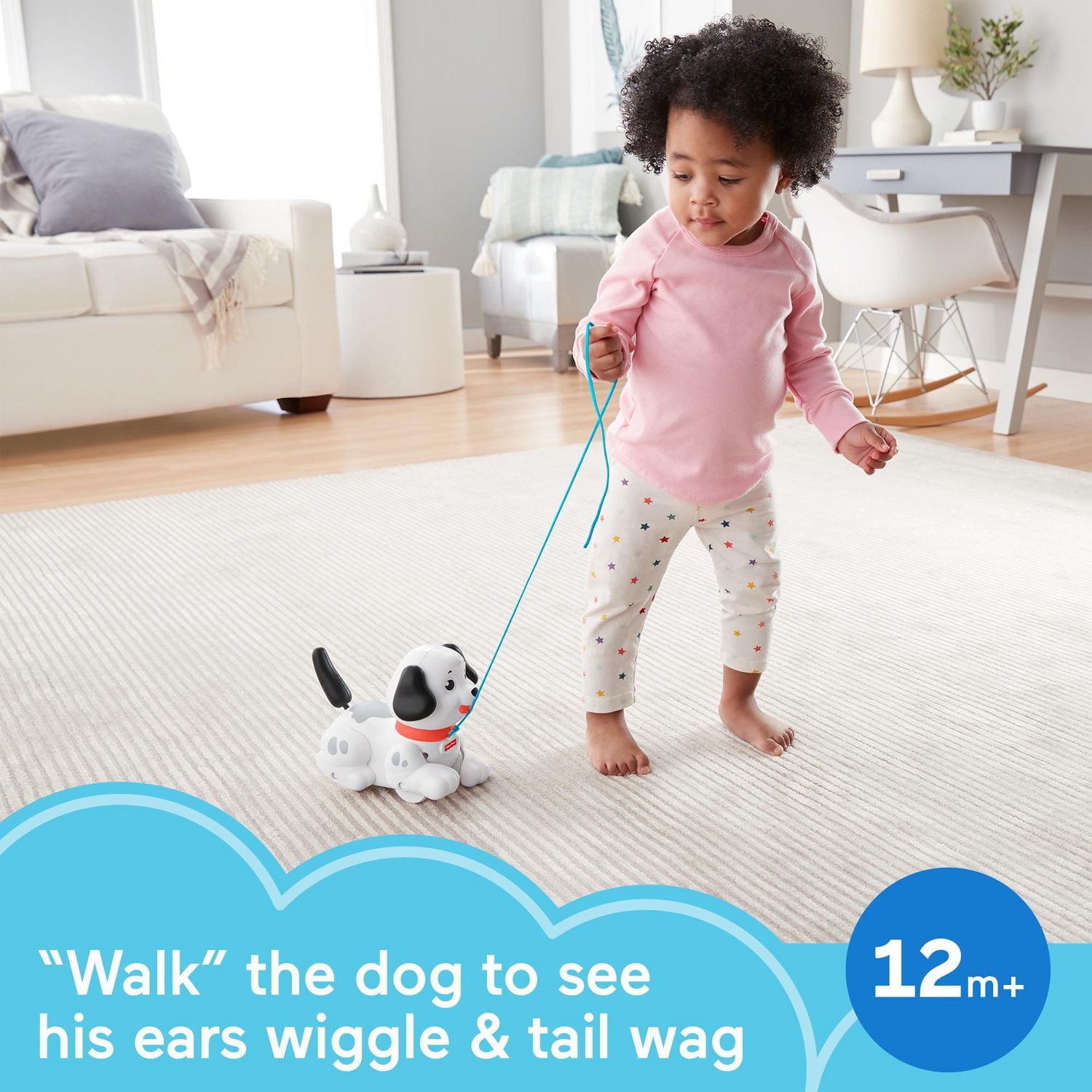 ​Fisher-Price Pull-Along Basics Gift Set, 3 classic pull toys for infants and toddlers ages 12 months and older