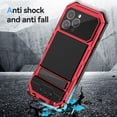 thumbnail image 4 of Funda Lunivop para iPhone 16 Pro Max, carcasa metálica resistente, 4 of 6