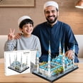 thumbnail image 7 of Blue Mosque Building Block Set Istanbul Türkiye Sultan Ahmed Mosque Architecture Model Kit for Adults and Teens Educational Display Toy, 7 of 7