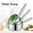 thumbnail image 4 of Water Spoon, Stainless Steel Water Ladle Easy Cleaning Long Handle Spoon Balanced Design Washing Spoons For Vegetable Washing Kitchen, 4 of 8