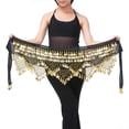 thumbnail image 4 of Maoww Belly Dance Waist Chain Black Gold, 4 of 9