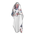 thumbnail image 3 of ZICANCN Hair Cutting Cape for Adults, 4th July America Gnome Liberty Cape Salon Barber Cape for Hair Stylist Shampoo Capes Waterproof, 55x66 Inches, 3 of 7