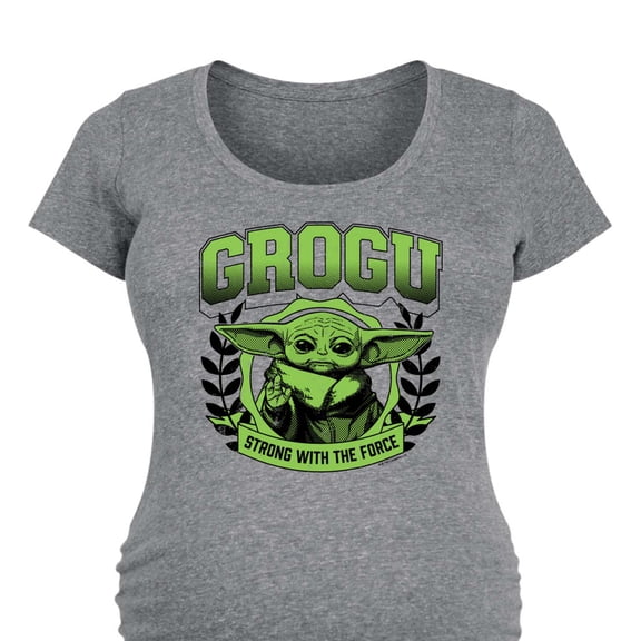 Star Wars - Grogu Collegiate - Women's Maternity Scoop Neck Graphic T-Shirt