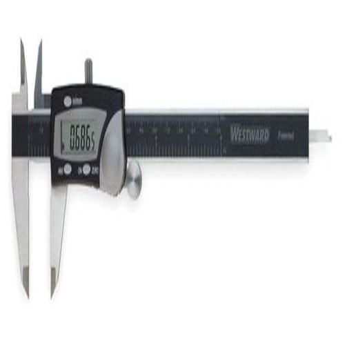 Digital Caliper, 06 In, 1.56 In Deep Jaw