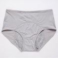 thumbnail image 1 of Ropa interior fisiológica triangular menstrual a prueba de fugas en la parte delantera y trasera de malla transpirable para mujeres con cintura alta y talla grande, 1 of 6