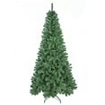 thumbnail image 6 of Christmas Tree 6FT Artificial Christmas Tree with 500 PVC Tips, Hinged Structure & Metal Stand – Full Green Holiday Tree for Office, Apartment, or Party Decoration,Flocked Christmas Tree, 6 of 10