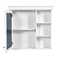 thumbnail image 2 of 30'' x 28'' Bathroom Medicine Cabinet with Mirror, Wall Mounted Mirror Cabinet with Storage Organizer, Over the Toilet Storage White Storage Cabinet for Bathroom, 2 of 10
