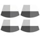 thumbnail image 1 of Juego de 4 manteles individuales para platos, manteles tejidos resistentes al calor, 1 of 5