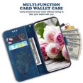 thumbnail image 4 of Compatible con Nokia G42 5g Funda tipo billetera Flip Pu Cuero Relieve Flores rosas Soporte magnético Ranuras para tarjetas Cubierta, 4 of 5