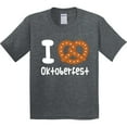 thumbnail image 3 of Inktastic Oktoberfest Pretzel Fun Holiday Youth T-Shirt, 3 of 5
