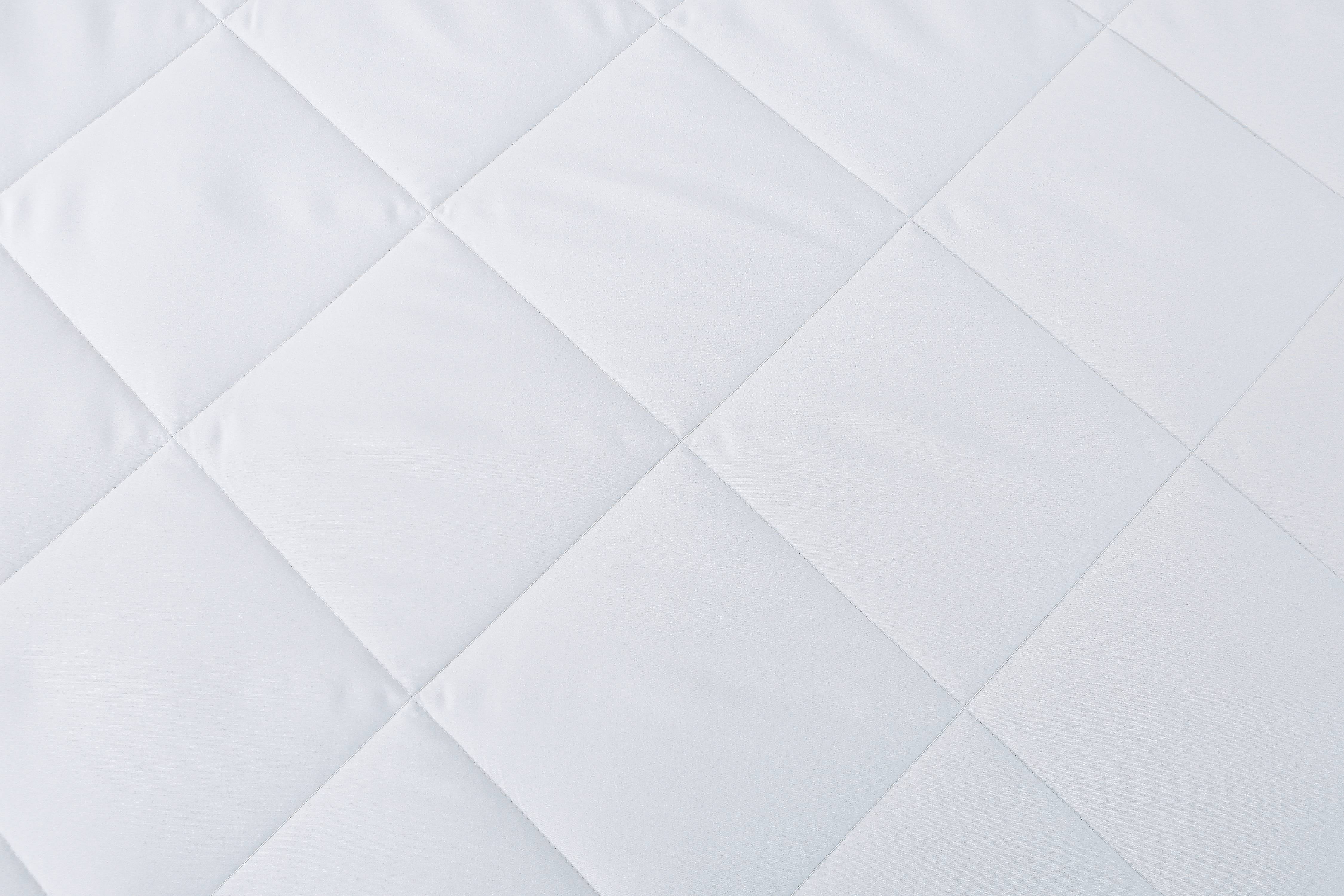 St. James Home Soft Cover Nano Feather Filled Blanket, White, Twin