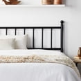 thumbnail image 4 of Rest Haven Durham Steel Vertical Bar Metal Headboard, Black, Twin, 4 of 9