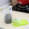 thumbnail image 3 of Cereal Dispenser Grains Rice Dry Food storage box organizer Plastic Storage Container with Lid Kitchen Seal Organizer Box for Sugar Coffee Bean, 3 of 7