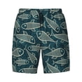 thumbnail image 4 of Lsque Mens Swim Trunks Fish Style Pattern - Bathing Suit Compression Liner - Beach Swim Shorts Swimwear - (S-3XL) - Stretch Quick Dry -, 4 of 9