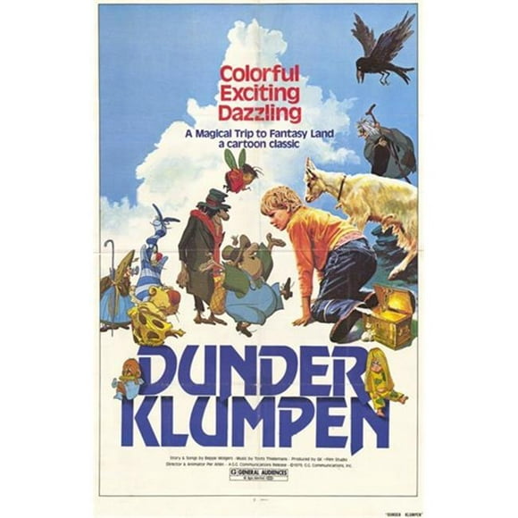 Pop Culture Graphics MOV208919 Dunder Klumpen Movie Poster, 11 x 17