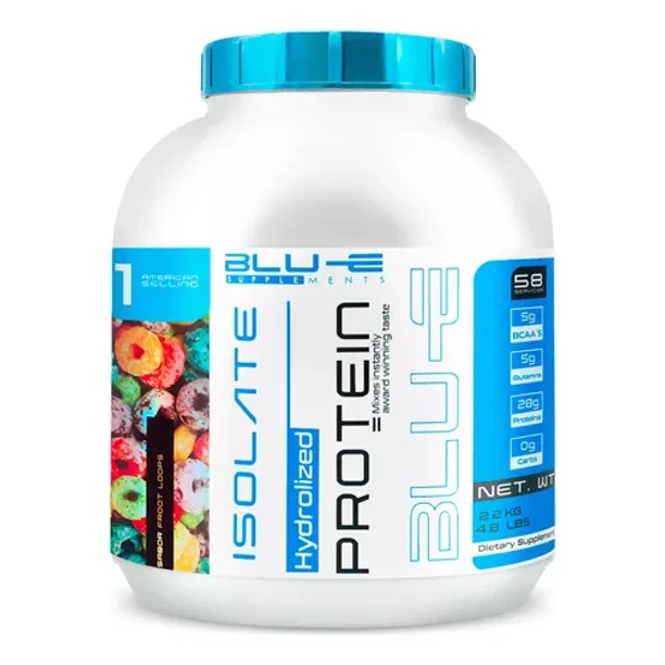 Proteína Whey Hidrolizada Isolate Blu-e De 2.2kg Para 58 Servicio Sabor Cereal De Frutas