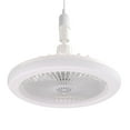 thumbnail image 2 of OYIGU E27 Ceiling Fan With Lights Enclosed Low Fan Light Ceiling Light With Fan Hidden Electric Fan Delier Gimbal Lamp Three Color Dimming, Quiet Fan on Clearance, 2 of 6