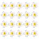thumbnail image 5 of GOOHOCHY 24 pinzas para el pelo con flores para fiestas en la playa, pasadores florales, accesorios realistas para el pelo., 5 of 8