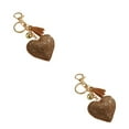 thumbnail image 1 of Guardoinrt Metal Wide Application Heart Shape Key Chain Stylish And Practical Exquisite Appearance Keychain orange 2Set, 1 of 6