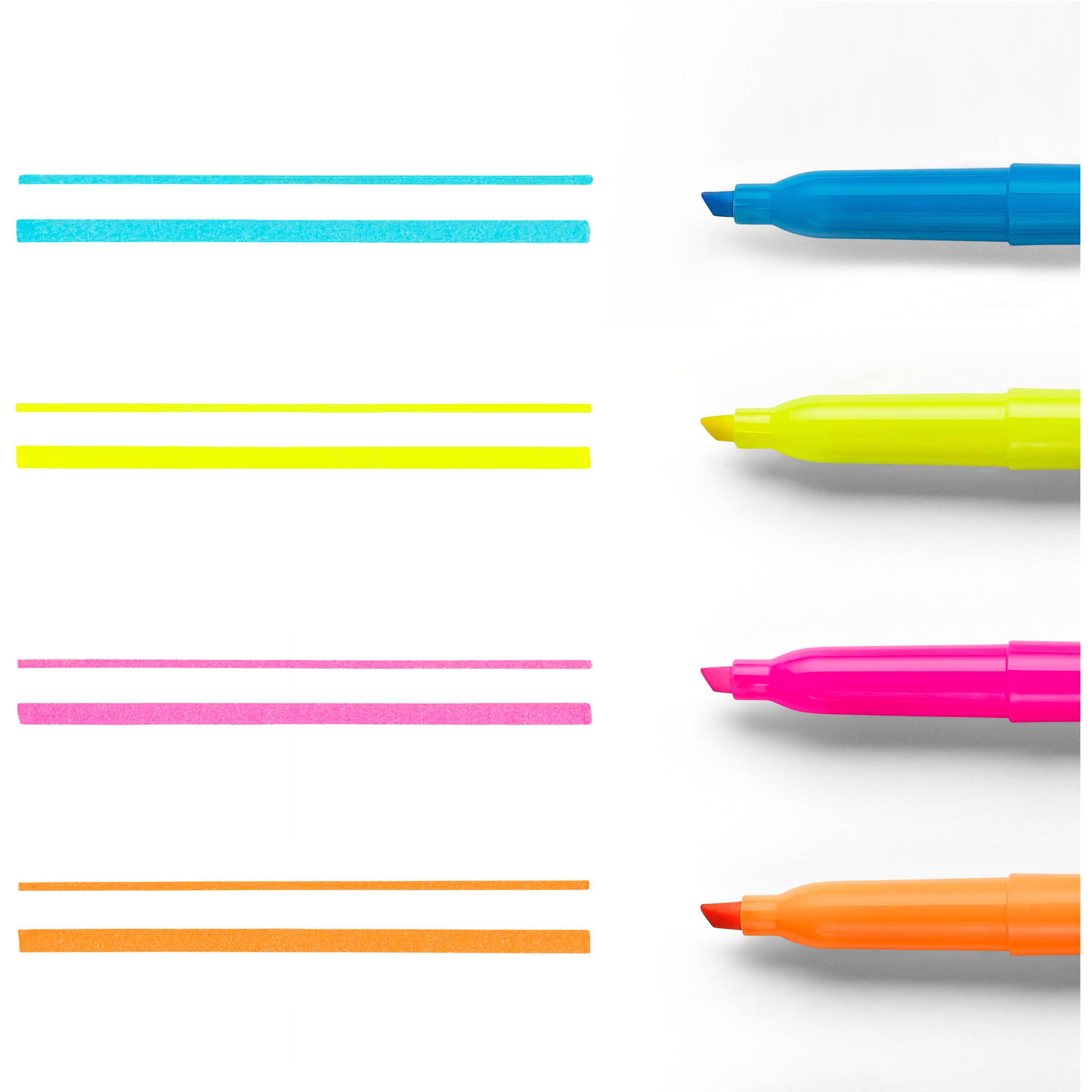 (4 pack) Sharpie, SAN1908101, Accent Smear Guard Highlighter, 5 / Pack