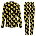 thumbnail image 6 of Cute Rubber Ducks Pajamas Spring Animal Print Night Oversize Nightwear Female Long-Sleeve Pattern Soft Pajama Sets, 6 of 7