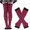 Hot Pink, variant on Women's Christmas Arm Warmers Leg Warmers Striped Thigh High Socks Fingerless Gloves Stockings Grey