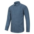 thumbnail image 3 of Cloudstyle Men's Wrinkle-Free Long Sleeve Dress Shirt with Spread Collar, Classic Fit Allover Print for Business, 3 of 8