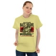 thumbnail image 2 of Bass Brawl Fishing Funny Fisherman Plus Size Crewneck Graphic Tee Shirt Brisco Brands 5X, 2 of 4