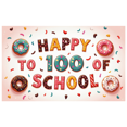 thumbnail image 1 of School 100 Days Celebration Backdrop Banner Colorful Party Supplies Background Photography Props Happy Days Decorations Classroom Event Decor, 1 of 4