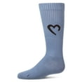 thumbnail image 3 of MeMoi Girls "Open Heart" Ribbed Cotton-Rich Novelty Knee High Sock - Girls - Female, 4, White, 3 of 10
