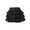 Black, variant on WOYY Infant Girls High Rise Layered Pleated Skirt with Liner Shorts, Sizes 1-12