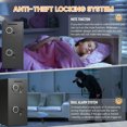 thumbnail image 3 of Riflewell 6.5 Cub Waterproof Fireproof Large Safe Box with Depository Drop Slot, Double Door Biometric Safe with Removable Shelf and Mute Function for Documents Cash Jewelry Valuables, 3 of 7