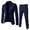 Navy, variant on PMVFHDE Men‘s Slim Fit Business Set Mens Suits Sweat Suit Vest And Pants 3 Piece Set Wedding Party Formal Attire For Groom Soft Comfortable Breathable Fitted Elegant Outfit