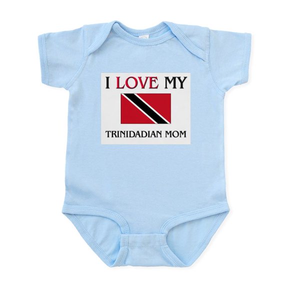 CafePress - I Love My Trinidadian Mom Infant Bodysuit - Baby Light Bodysuit, Size Newborn - 24 Months