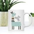 thumbnail image 2 of CTDream 11oz. Funny Rude Coffee Mug Gag Gift, Llama Graphic, Spit Happens, 1-Pack, 2 of 7