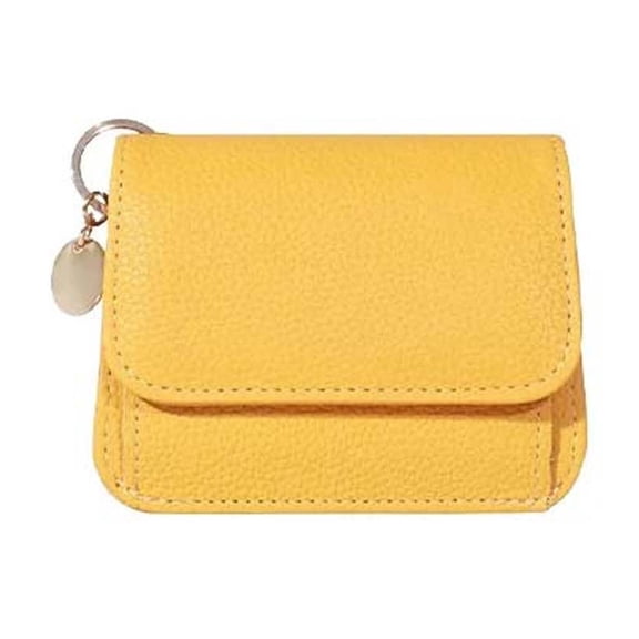 Qholemyo Soft Leather Womens Coin Purse Small Zipper Pouch Card Holder For Coin And Cash