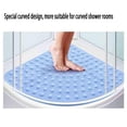 thumbnail image 3 of Alfombrilla de baño antideslizante para bañera y ducha, alfombrilla para bañera para niños adultos, lavable a máquina (triángulo, 54x54cm), 3 of 5