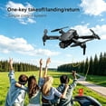 thumbnail image 6 of 4K Foldable Camera Drone with HD WiFi FPV, Altitude Hold, One Key Takeoff/Landing, 360° Flip, Remote Control Quadcopter for Kids & Beginners Age 10+, 6 of 11
