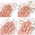 thumbnail image 2 of Autorización：Colgantes de bisel abierto Hallazgos de joyería Molde de resina geométrico surtido para hacer joyas de abalorios DIY y aretes de aleación Collar Pulsera (Bronce) Adepaton LRWJ173-2, 2 of 4