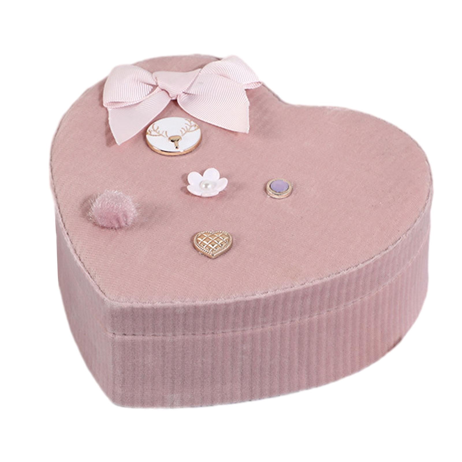 Rushawy 1/6 Miniature Dollhouse Accessories Bedroom Decoration Jewelry Box Organizer for Love Cabinet