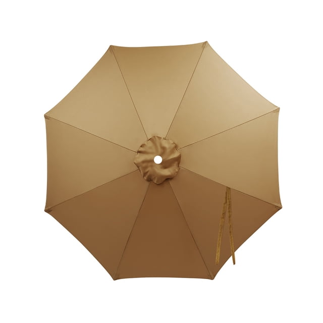 HICESS Umbrella Replacement Canopy UV Protection Outdoor Garden Patio Backyard Parasol Market Table Top Umbrella Replacement Fabric Cloth Cover