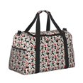 thumbnail image 2 of Rocae Christmas Cat Print Hand Travel Bag Travel Duffel Bag and Fitness Bag, Women's Waterproof Weekend Tote, Men's Travel and Fitness Essentials, 2 of 7