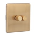 thumbnail image 1 of Brass Dimmer Switch,Dimmer Light Switches Elegant Brushed Brass Switch LED Dimmer Switch Rapid Response, 1 of 8