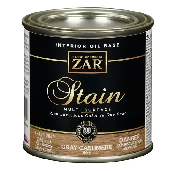 2-Pack of 1/2 pt UGL 50406 Cashmere Zar Interior Oil-Based Wood Stain