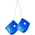 thumbnail image 1 of Dsscvnef Car Colorful Plush Dice Automobiles Rear View Mirror Charms Hanging Decor, 1 of 9