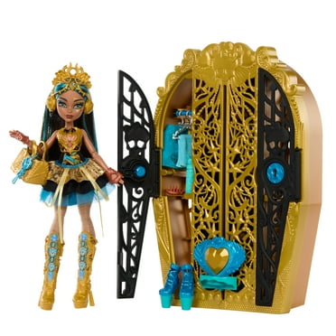 Monster High Skulltimate Secrets Monster Mysteries Playset, Cleo De Nile Doll with 19  Surprises